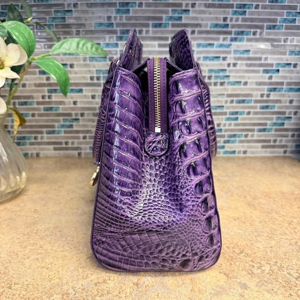 NWT Brahmin Small Finley Heroic Purple purse - Picture 5 of 7